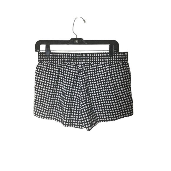 J Crew Shorts Women's Size 4 Black White Polka Dots Linen Blend - Picture 4 of 6
